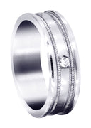 Diamond Mens Wedding Band | 0.04 Carats (Brock)