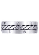 Diamond Mens Wedding Band | 0.24 Carats (Dillon)