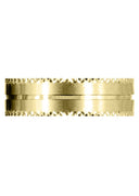 Yellow Gold Diamond Mens Wedding Band | 0.1 Carats (Odin)