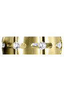 Yellow Gold Diamond Mens Wedding Band | 0.7 Carats | Satin Finish (Phoenix)