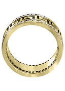 Yellow Gold Diamond Mens Wedding Band | 1.5 Carats (Harvey)