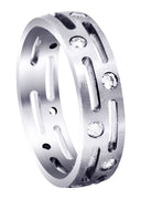 Unique Mens Wedding Band | 0.6 Carats (Lawson)