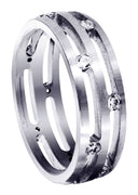 Diamond Mens Wedding Band | 0.6 Carats (Ibrahim)