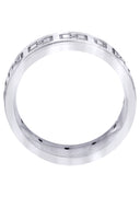 Diamond Mens Wedding Band | 0.12 Carats | High Polish Finish (Edwin)