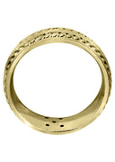 Yellow Gold Diamond Mens Wedding Band | 0.15 Carats (Jonas)