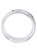 Diamond Mens Wedding Band | 0.07 Carats | Satin Finish (Julius)