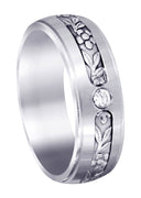 Diamond Mens Engagement Ring | 0.28 Carats | Satin Finish (Barrett)