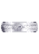 Diamond Mens Engagement Ring | 0.28 Carats | Satin Finish (Barrett)