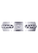 Diamond Mens Wedding Band | 0.12 Carats | Satin Finish (Leon)