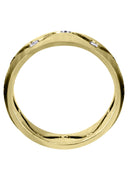 Yellow Gold Diamond Mens Wedding Band | 0.36 Carats (Danny)