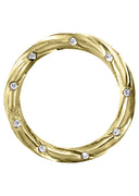 Yellow Gold Diamond Mens Wedding Band | 0.27 Carats (Milan)