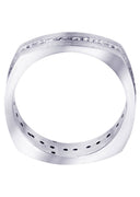 Diamond Mens Wedding Band | 0.51 Carats | Satin Finish (Tate)