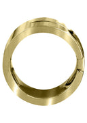 Yellow Gold Diamond Mens Wedding Band | 0.07 Carats | Satin Finish (Porter)