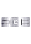 Diamond Mens Engagement Ring | 0.17 Carats | Satin Finish (Gerardo)