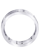 Diamond Mens Engagement Ring | 0.36 Carats | Cross Satin Finish (Kolton)