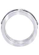 Diamond Mens Wedding Band | 0.15 Carats | Sand Blast Finish (Leonel)