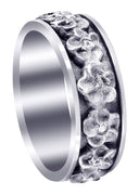 Unique Mens Wedding Band | 0.19 Carats | Sand Blast Finish (Jaxton)