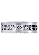 Diamond Mens Wedding Band | 0.25 Carats | Satin Finish (Jayson)