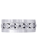 Diamond Mens Wedding Band | 0.28 Carats | Satin Finish (Marcos)