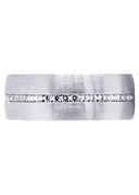 Diamond Mens Wedding Band | 1.41 Carats | Satin Finish (Russell)