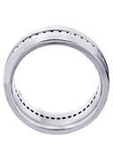 Diamond Mens Wedding Band | 1.41 Carats | Satin Finish (Russell)