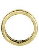 Yellow Gold Diamond Mens Wedding Band | 1.68 Carats | Satin Finish (Ari)