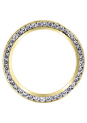 Yellow Gold Diamond Mens Wedding Band | 1.88 Carats | Satin Finish (Eli)