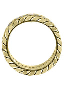 Yellow Gold Diamond Mens Wedding Band | 0.6 Carats | High Polish Finish (Drake)