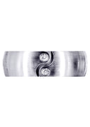 Diamond Mens Wedding Band | 0.06 Carats | Satin Finish (Kellan)