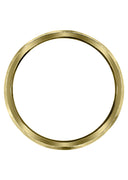 Yellow Gold Diamond Mens Wedding Band | 0.06 Carats | Satin Finish (Kellan)