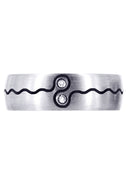 Diamond Mens Wedding Band | 0.04 Carats | Satin Finish (Esteban)