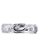 Diamond Mens Wedding Band | 0.2 Carats | High Polish Finish (Kash)