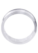 Diamond Unique Mens Wedding Band | 0.05 Carats | Satin Finish (Romeo)