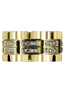 Yellow Gold Diamond Mens Wedding Band | 0.64 Carats | High Polish Finish (Ruben)