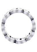 Diamond Mens Wedding Band | 0.64 Carats | High Polish Finish (Ruben)