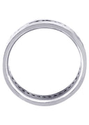 Diamond Mens Wedding Band | 0.8 Carats | Satin Finish (Pedro)