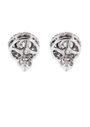 Mens Stud Diamond Earrings | 1.25 Carats 14K White Gold