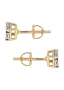 Mens Stud Diamond Earrings | 0.33 Carats 14K Yellow Gold