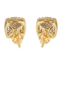 Mens Stud Diamond Earrings | 0.54 Carats 14K Yellow Gold