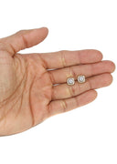 Mens Stud Diamond Earrings | 0.54 Carats 14K Yellow Gold
