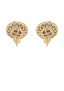 Mens Stud Diamond Earrings | 2.55 Carats 14K Yellow Gold