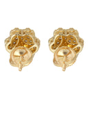 Mens Stud Diamond Earrings | 0.54 Carats 14K Yellow Gold