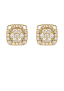 Mens Stud Diamond Earrings | 0.56 Carats 14K Yellow Gold