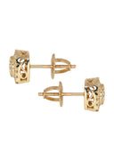 Mens Stud Diamond Earrings | 0.56 Carats 14K Yellow Gold