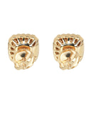 Mens Stud Diamond Earrings | 0.8 Carats 14K Yellow Gold