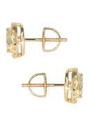Mens Stud Diamond Earrings | 0.75 Carats 14K Yellow Gold