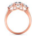Three Stone Diamond EngagementRing Chantal 14K Rose Gold