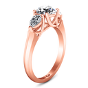 Three Stone Diamond EngagementRing Chantal 14K Rose Gold