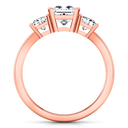 Three Stone Diamond EngagementRing Alana 14K Rose Gold