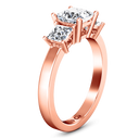 Three Stone Diamond EngagementRing Alana 14K Rose Gold